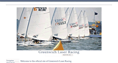 Desktop Screenshot of greenwichlaserracing.com